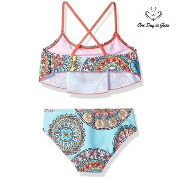 Kanu Surf Alania Flounce Bikini Swimsuit Size 14 - Picture 2 of 4